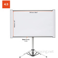 Tripod stand projection screen mobile portable outdoor